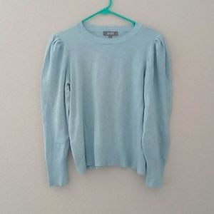Baby blue, long sleeved sweater